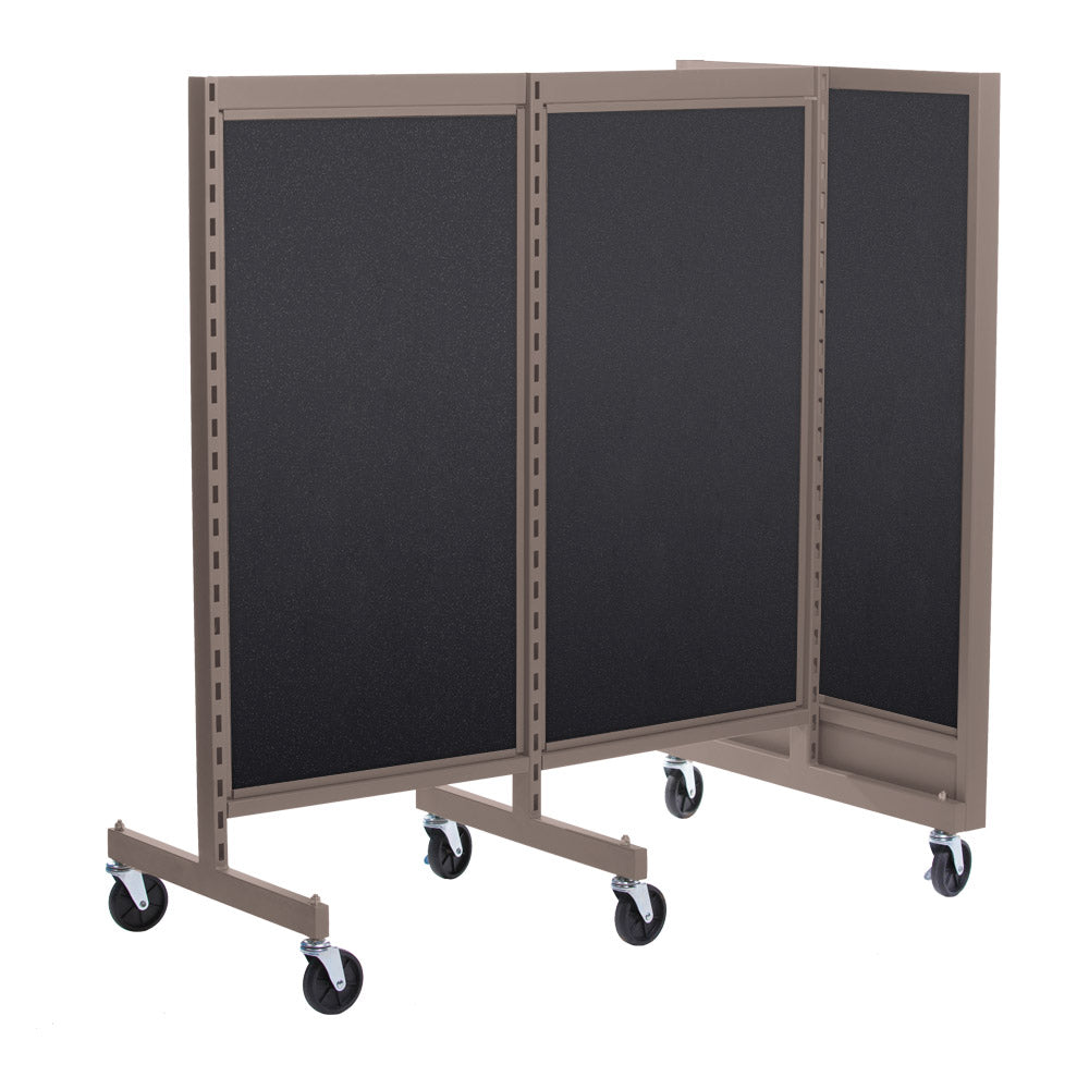 'T'' shape gondola 24'' C-C with 24'' add-on section and melamine panel