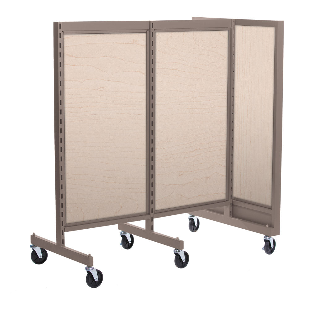'T'' shape gondola 24'' C-C with 24'' add-on section and melamine panel