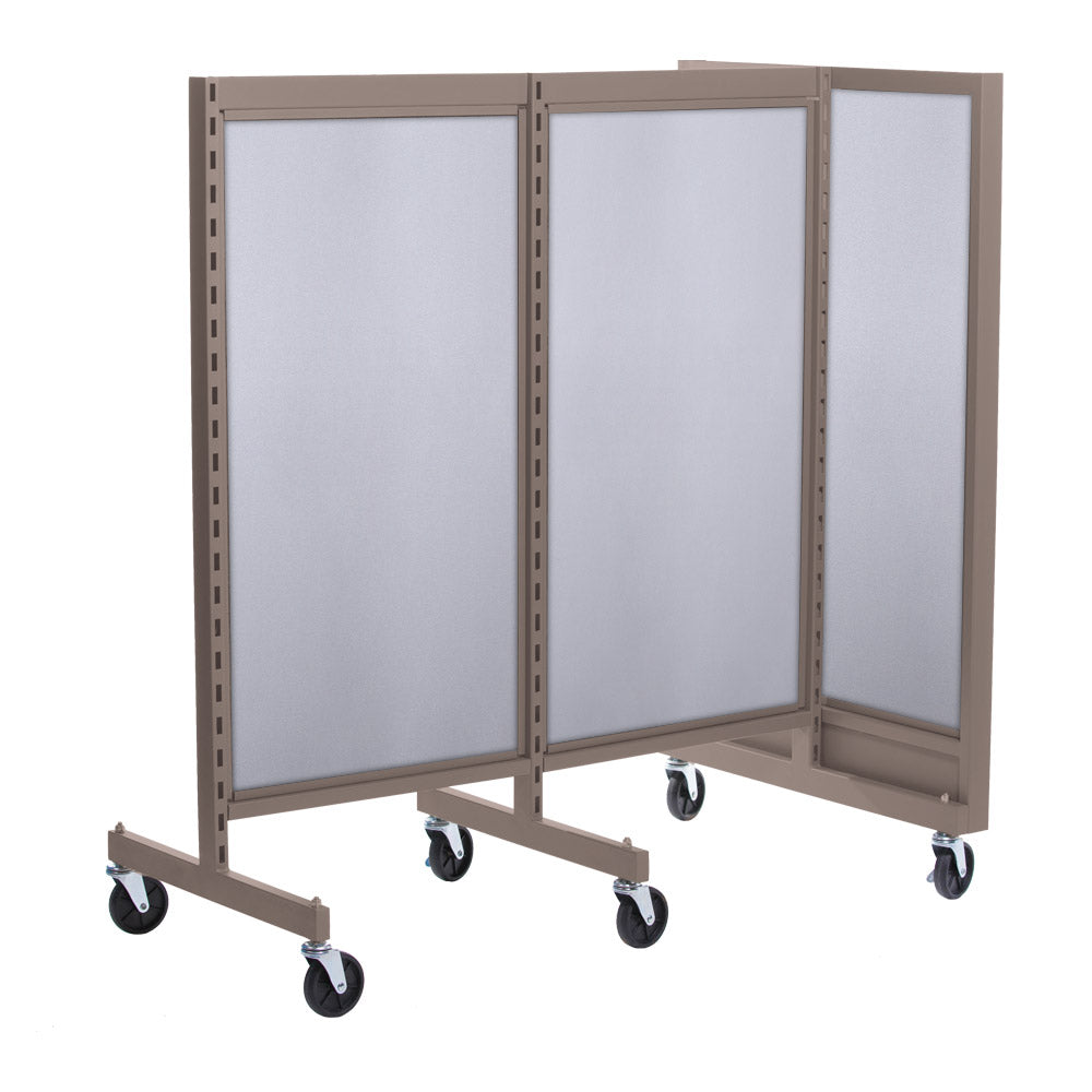 'T'' shape gondola 24'' C-C with 24'' add-on section and melamine panel