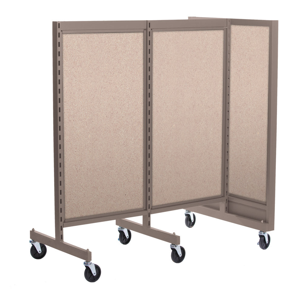 'T'' shape gondola 24'' C-C with 24'' add-on section and melamine panel