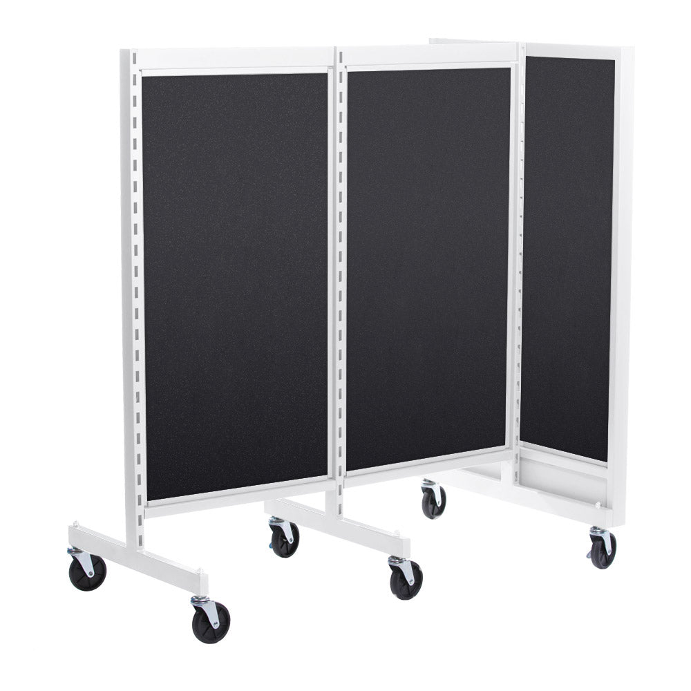 'T'' shape gondola 24'' C-C with 24'' add-on section and melamine panel