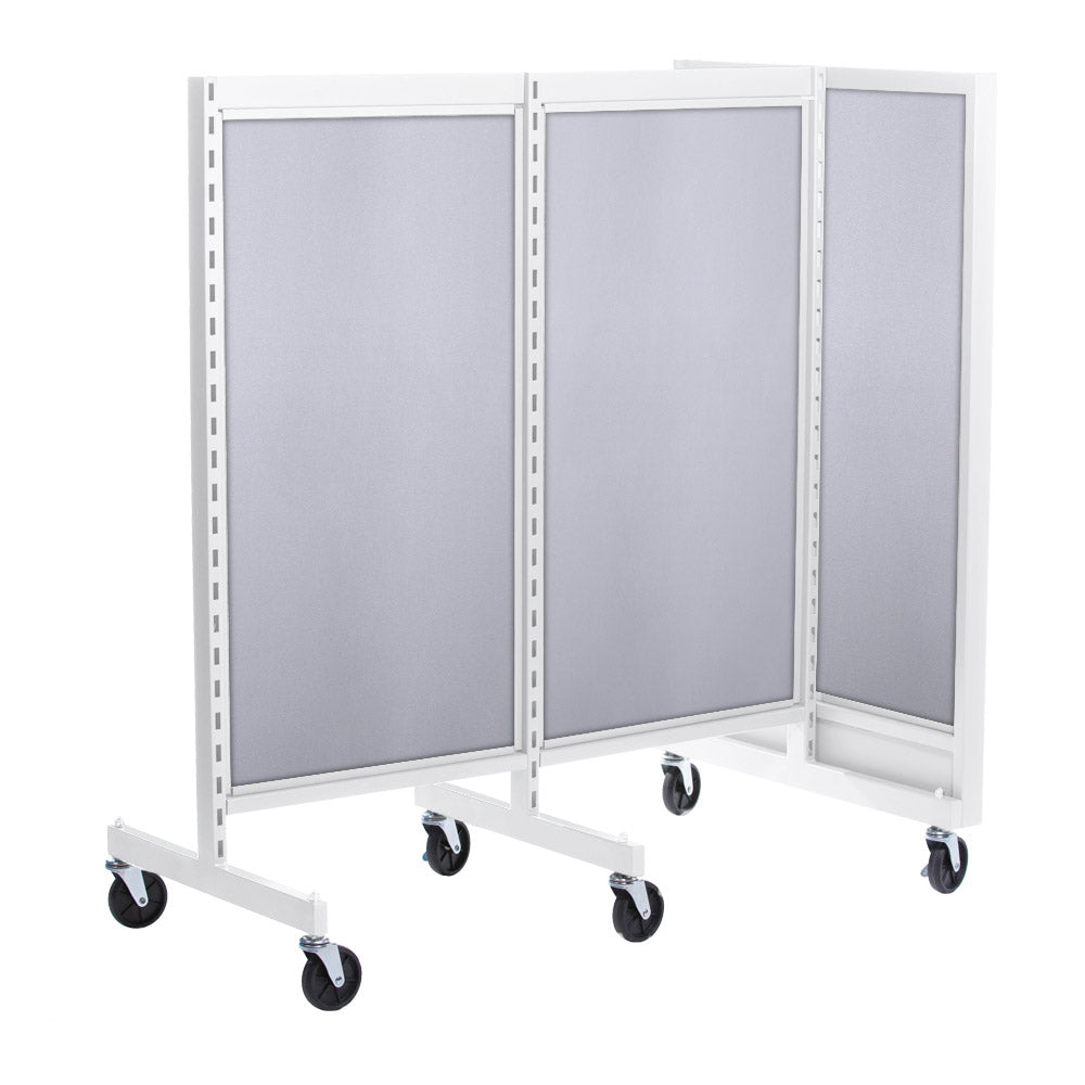 'T'' shape gondola 24'' C-C with 24'' add-on section and melamine panel