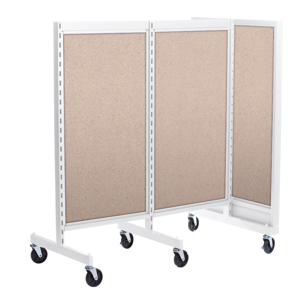 'T'' shape gondola 24'' C-C with 24'' add-on section and melamine panel