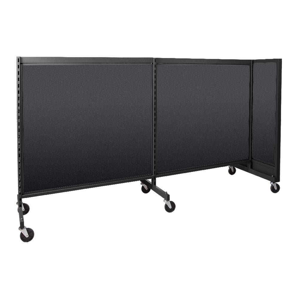 'T'' shape gondola 48'' C-C with 48'' add-on section and melamine panel