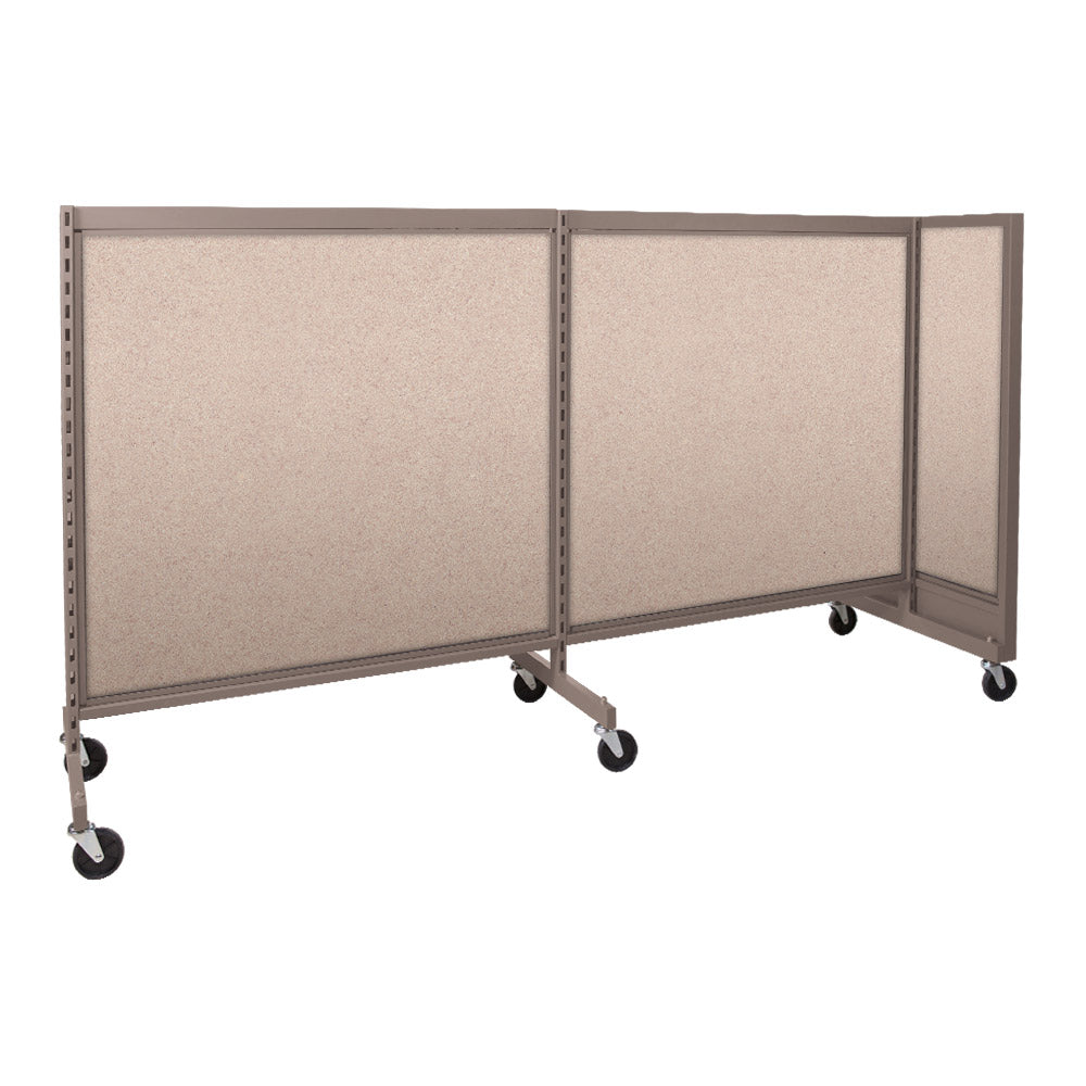 'T'' shape gondola 48'' C-C with 48'' add-on section and melamine panel