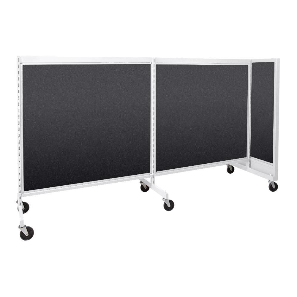 'T'' shape gondola 48'' C-C with 48'' add-on section and melamine panel