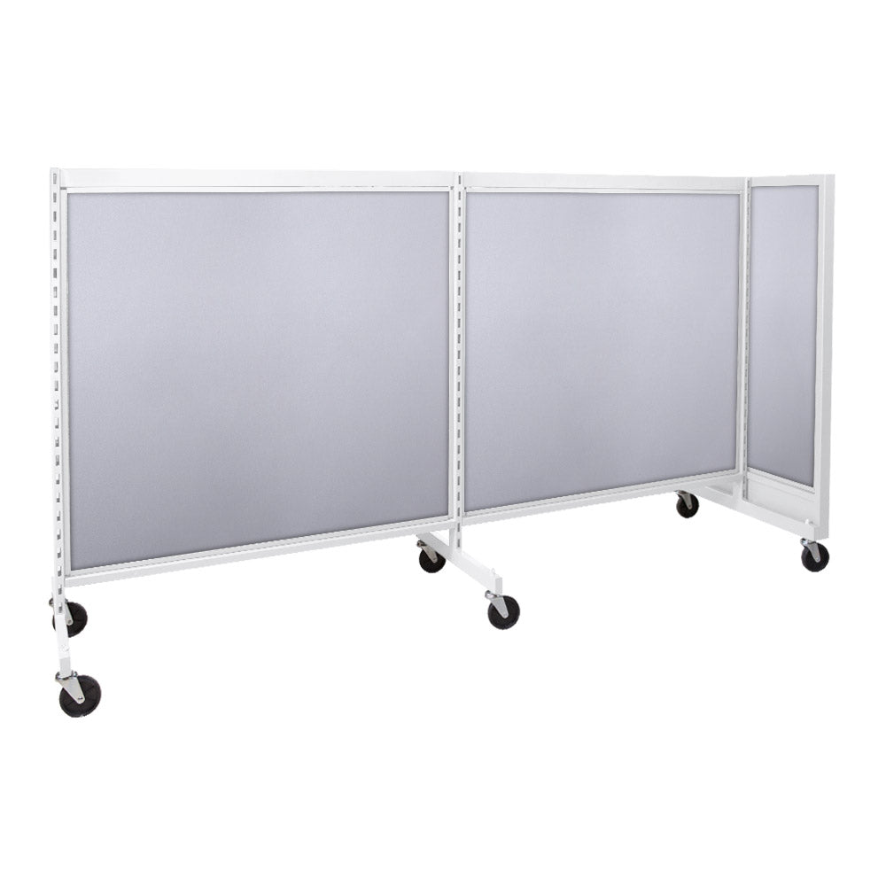 'T'' shape gondola 48'' C-C with 48'' add-on section and melamine panel