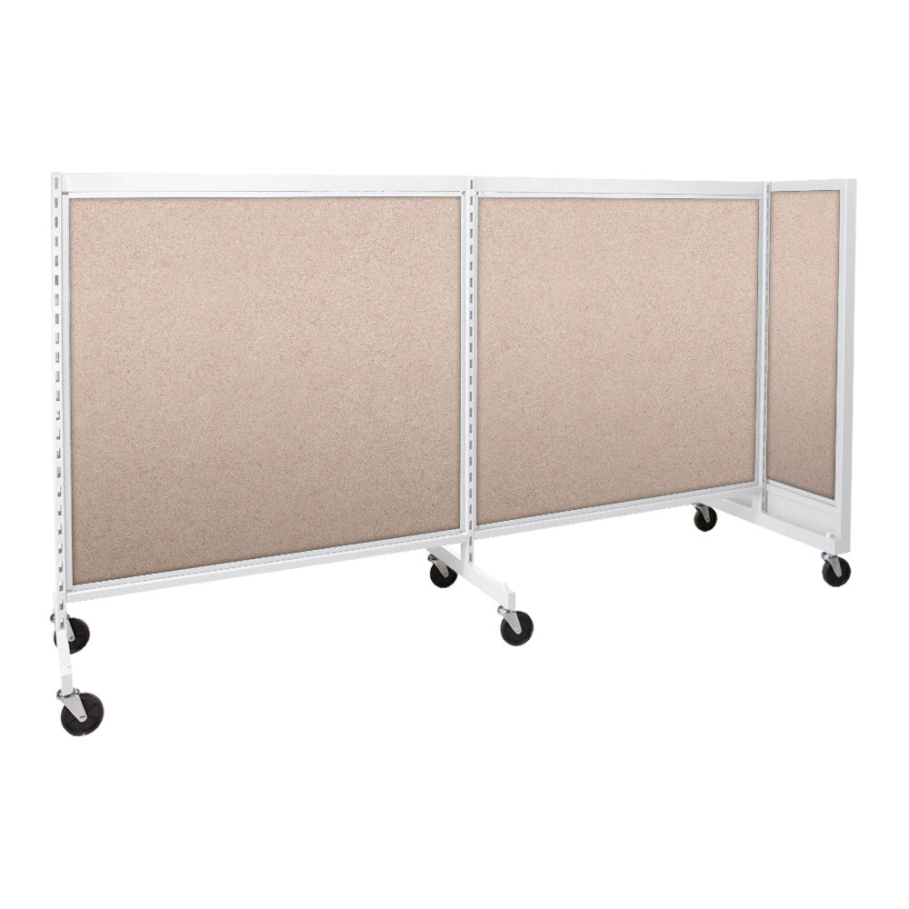 'T'' shape gondola 48'' C-C with 48'' add-on section and melamine panel