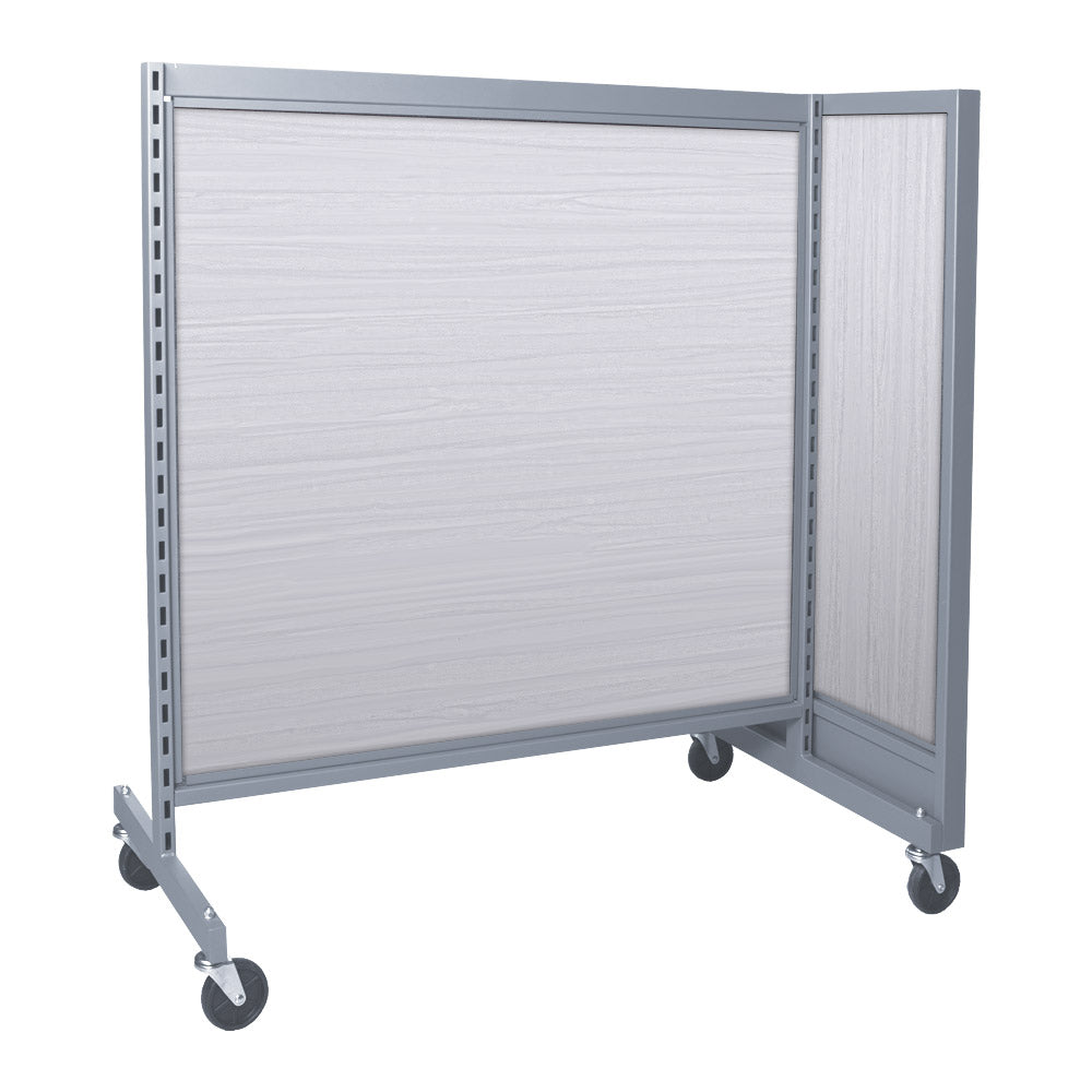 'T'' shape gondola 48'' C-C with melamine panel