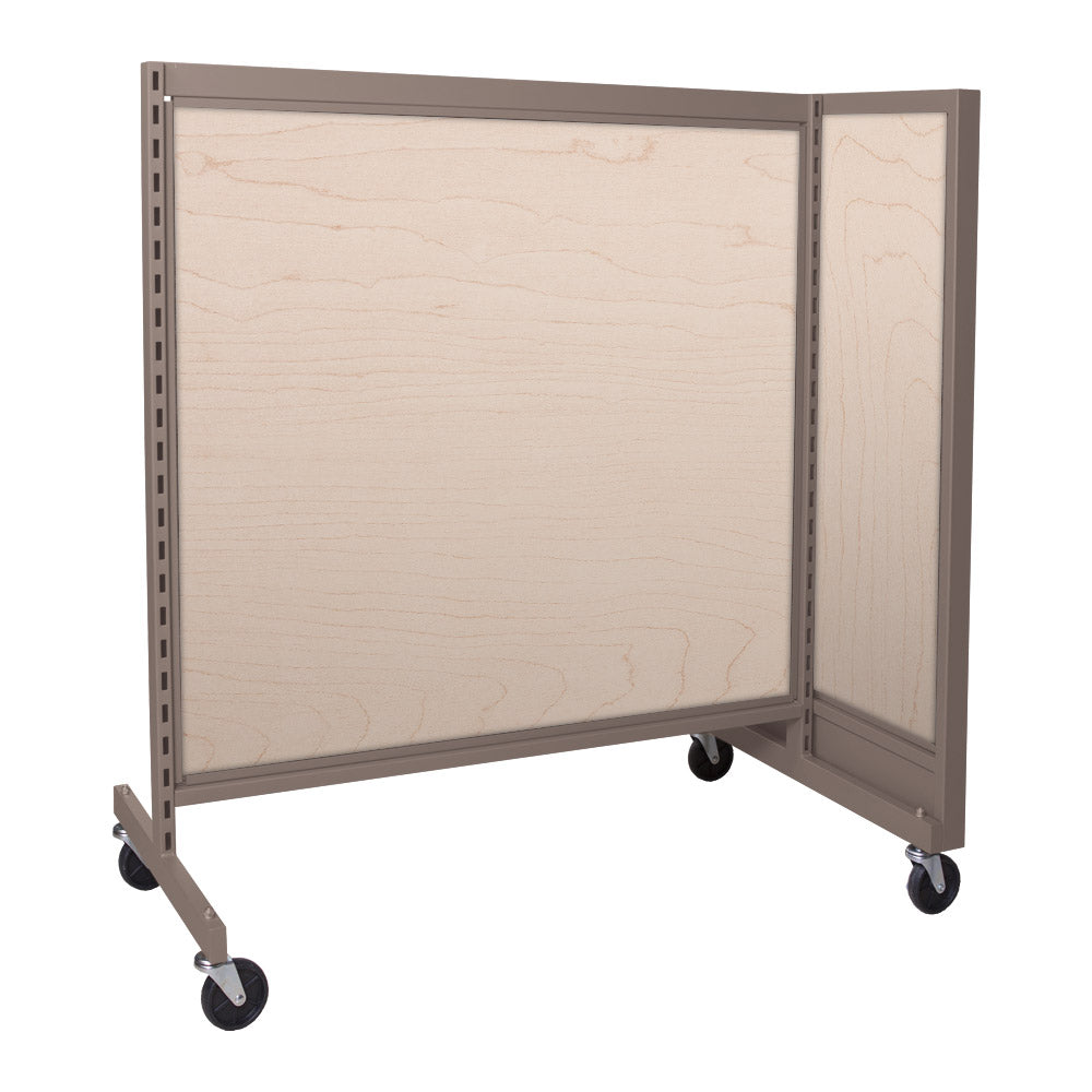 'T'' shape gondola 48'' C-C with melamine panel