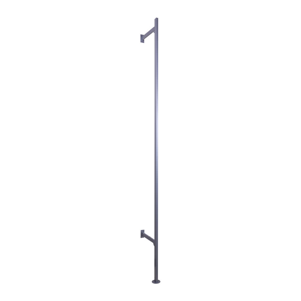 Floor post 96'' or 120'' with wall anchors