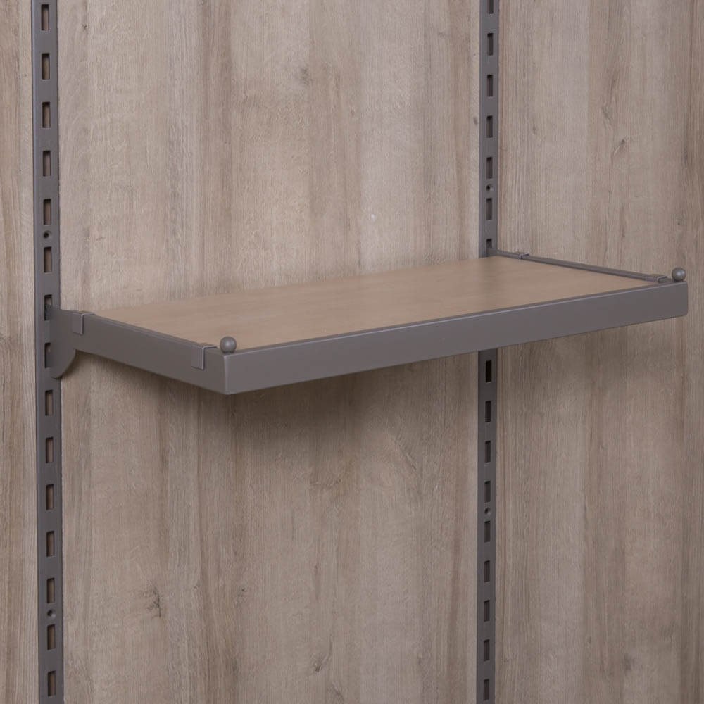 Melamine shelf for ''U'' bar