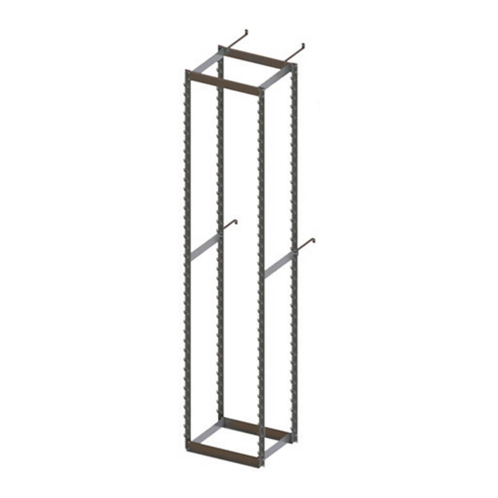 Double storage starter rack 21'', 24'', 30''