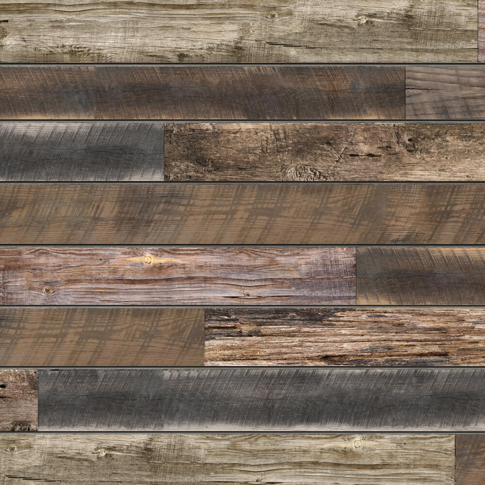 Decorative mural textured panels, Woods