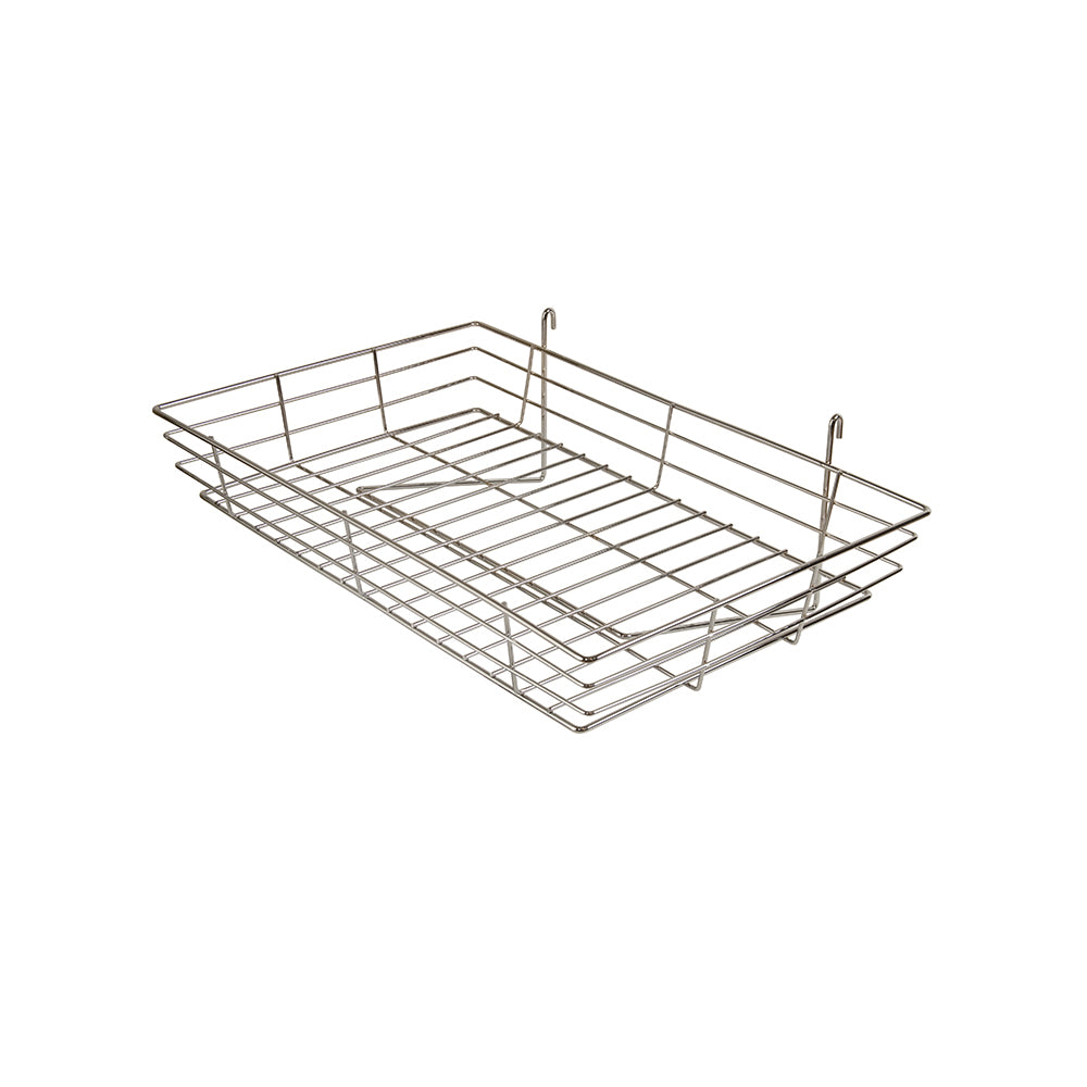Basket 1/4'' wire, 24''L x 14''W x 4 1/2''D