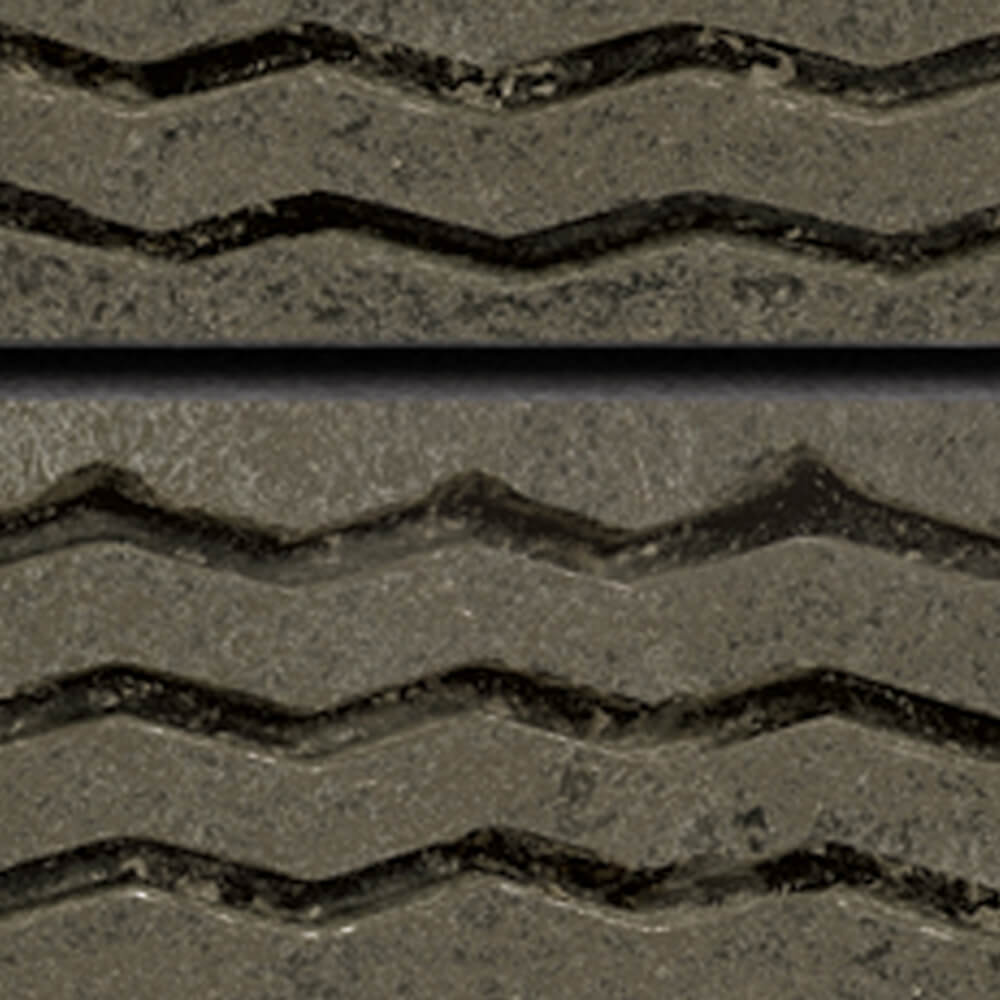 Slatwall decorative textured panels, Tire Tread