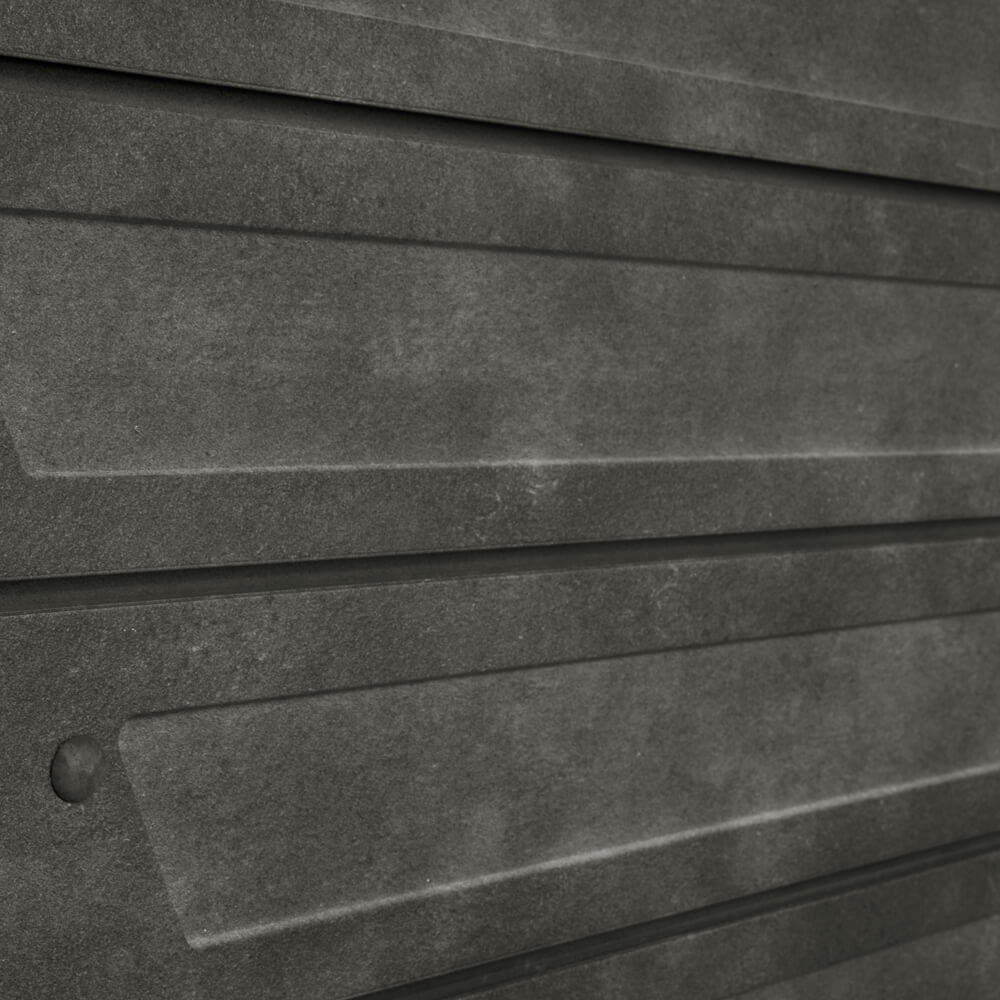 Slatwall decorative textured panels, Metal