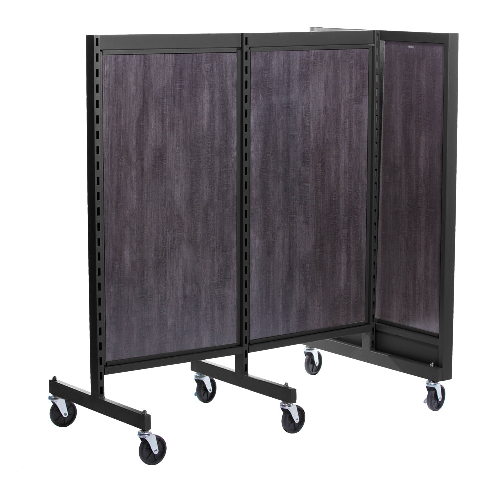 'T'' shape gondola 24'' C-C with 24'' add-on section and melamine panel