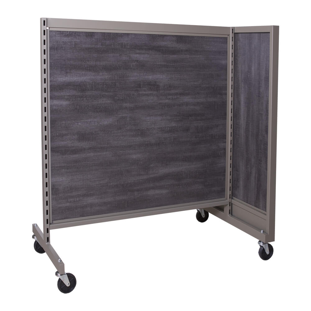 'T'' shape gondola 48'' C-C with melamine panel