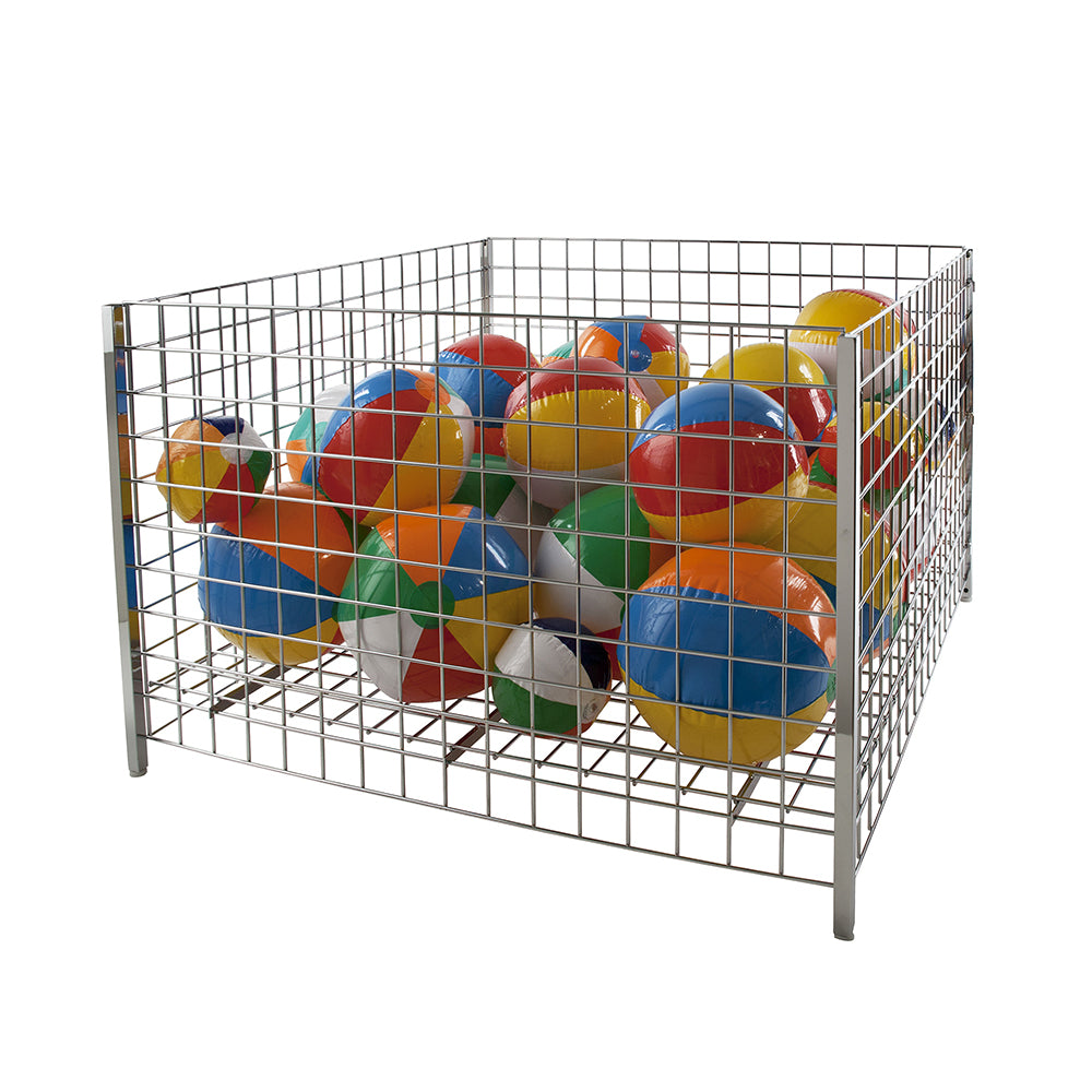 Square grid dump bin 32''D, 36'', 48''