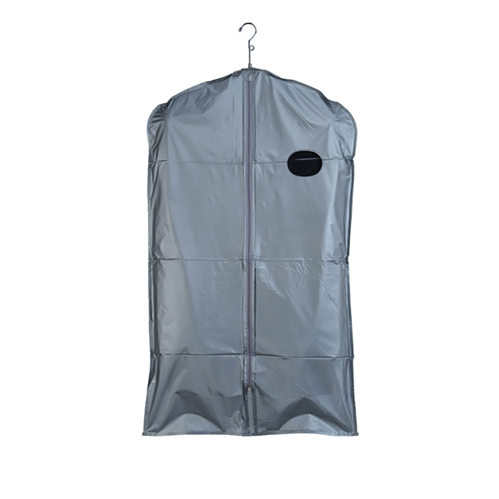 Cover 3 gauge vinyl taffeta finish, 24''W with oval window and center zipper