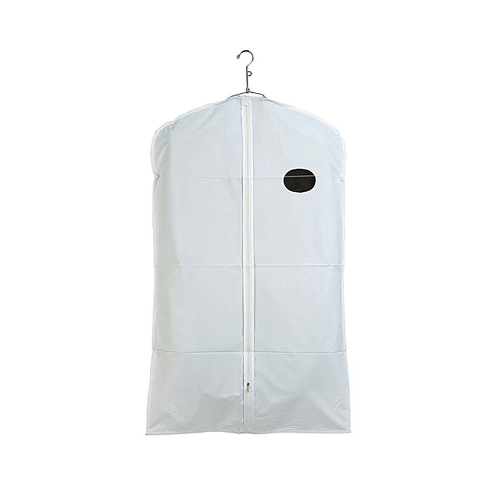 Cover 3 gauge vinyl taffeta finish, 24''W with oval window and center zipper