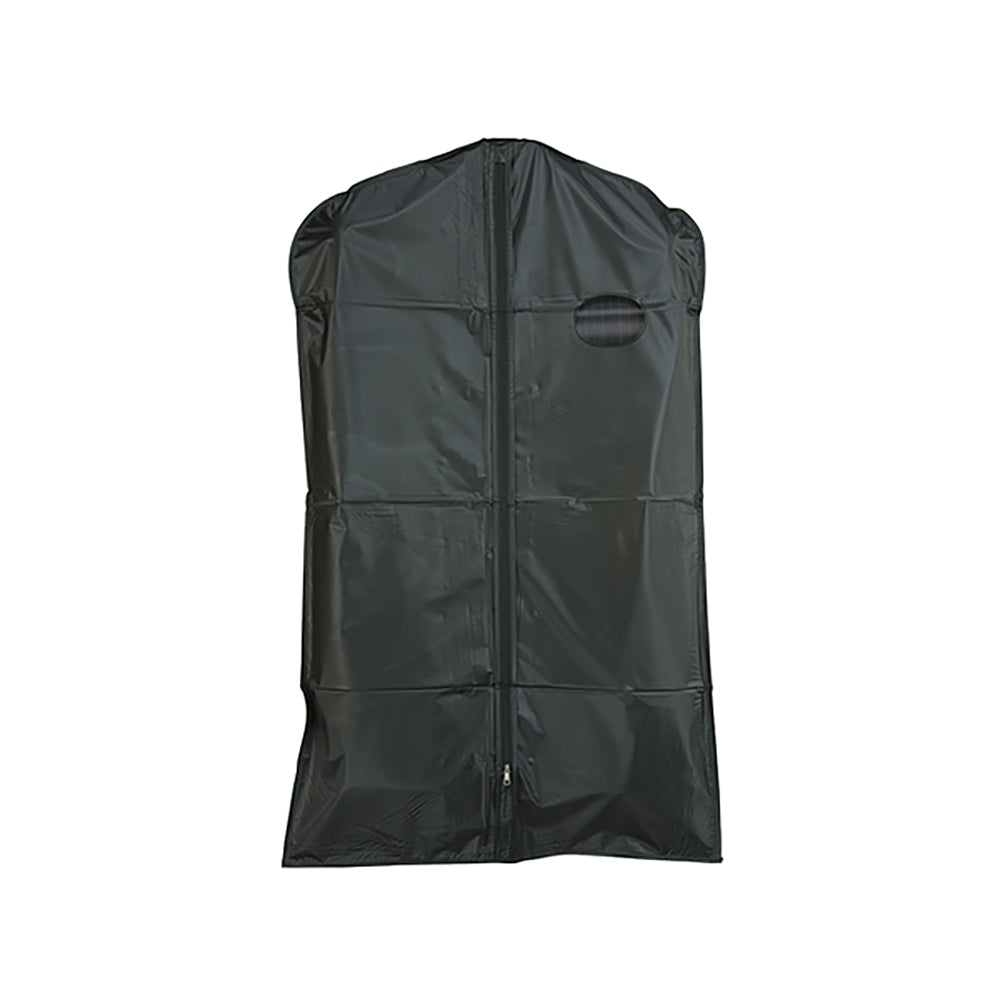 Cover 3 gauge vinyl taffeta finish, 24''W with oval window and center zipper