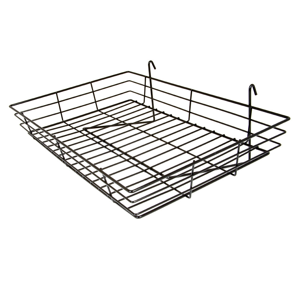 Basket 1/4'' wire, 24''L x 14''W x 4 1/2''D