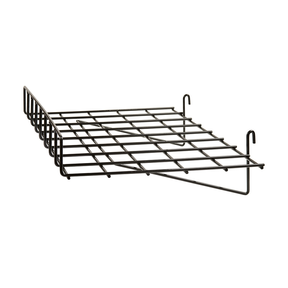 Straight shelf with front lip 1/4'' wire, 24''L x 15''W