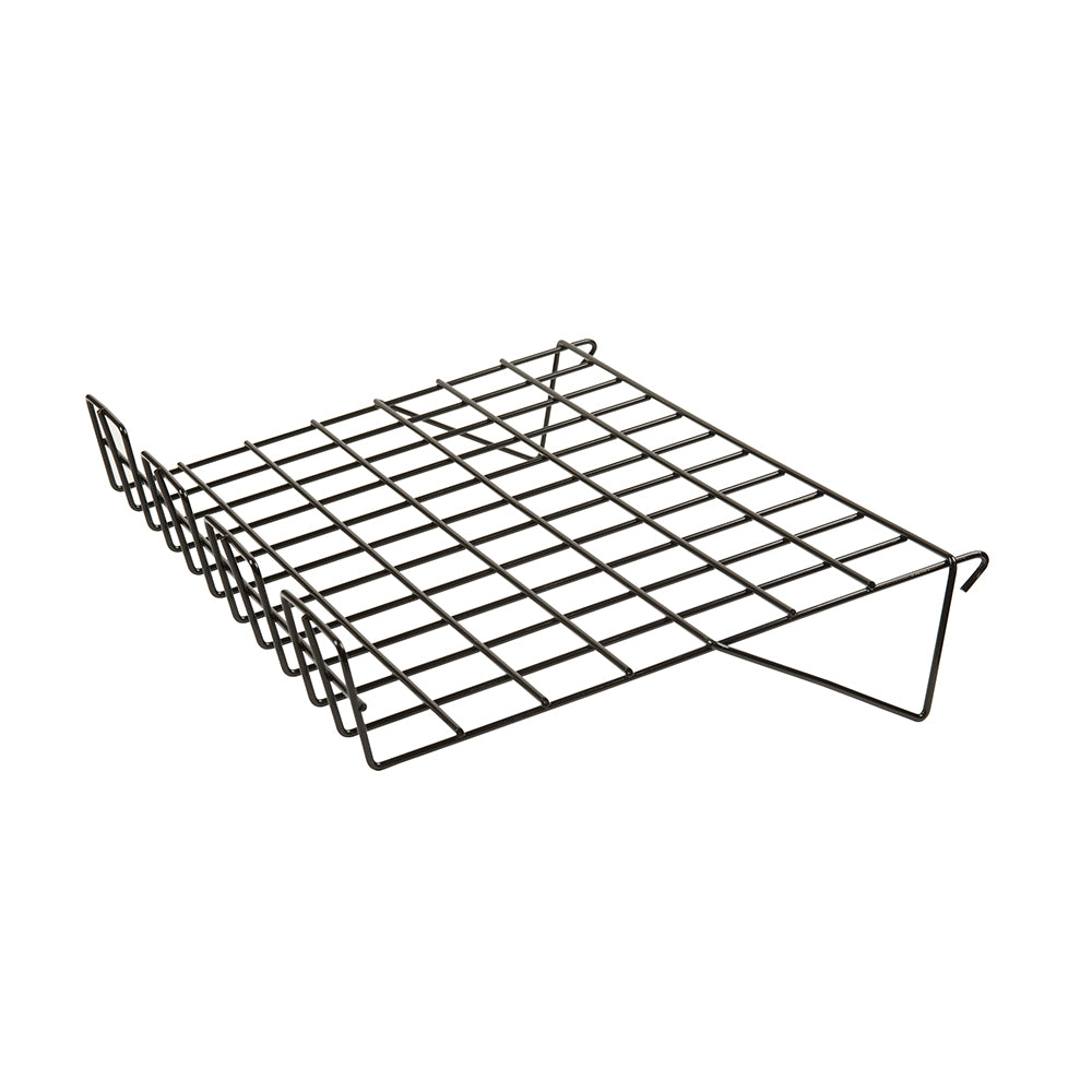 Sloping shelf with 3'' lip 1/8''wire 22 1/2''L x 14''W