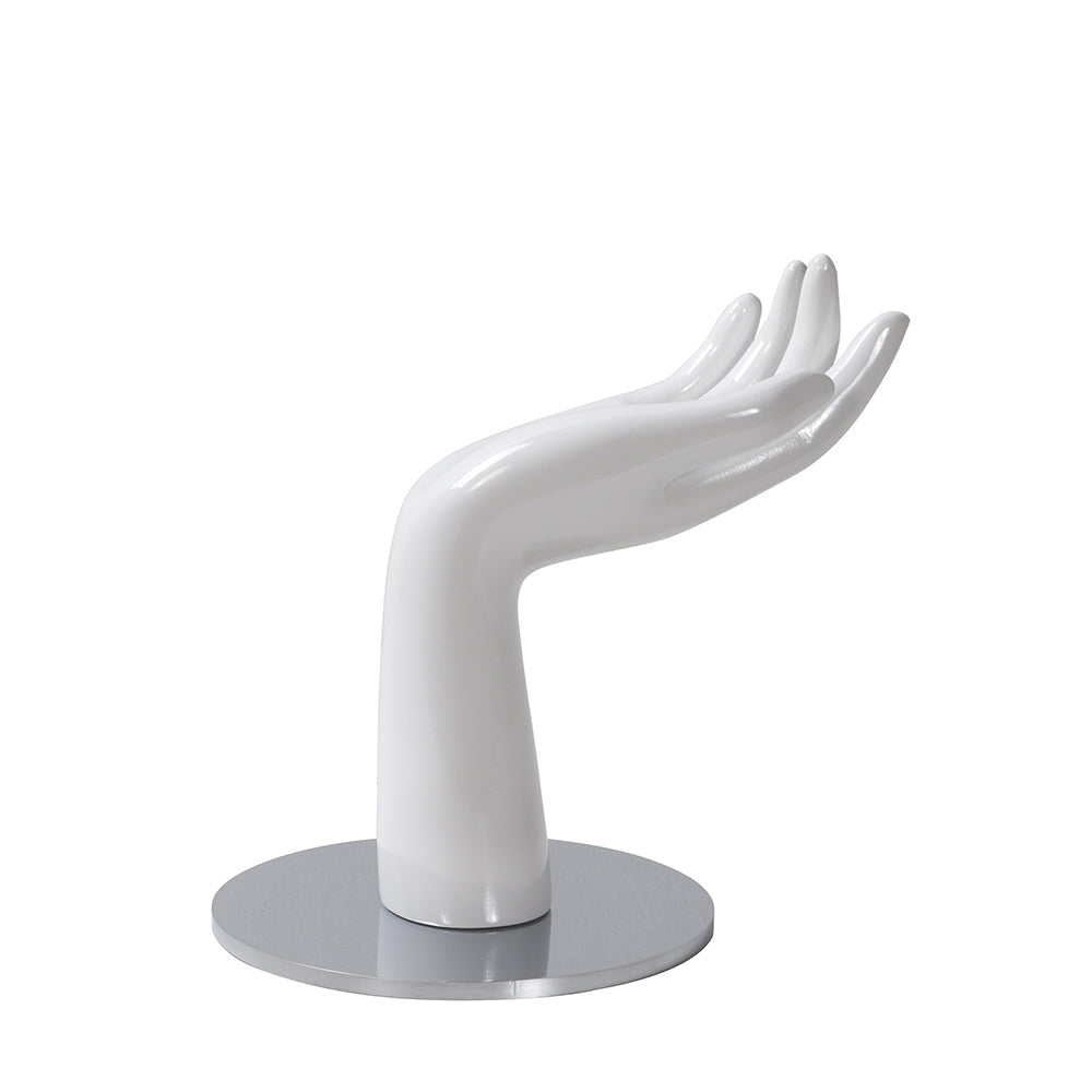 Main de femme haute et courbée pour présentation, 8'', 12'', 18''