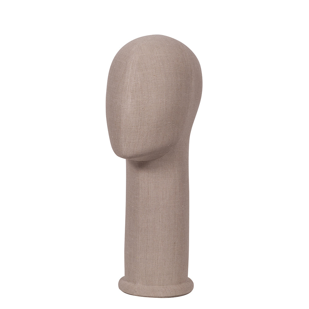 Tête homme en tissu, 6'', 12'', 18''