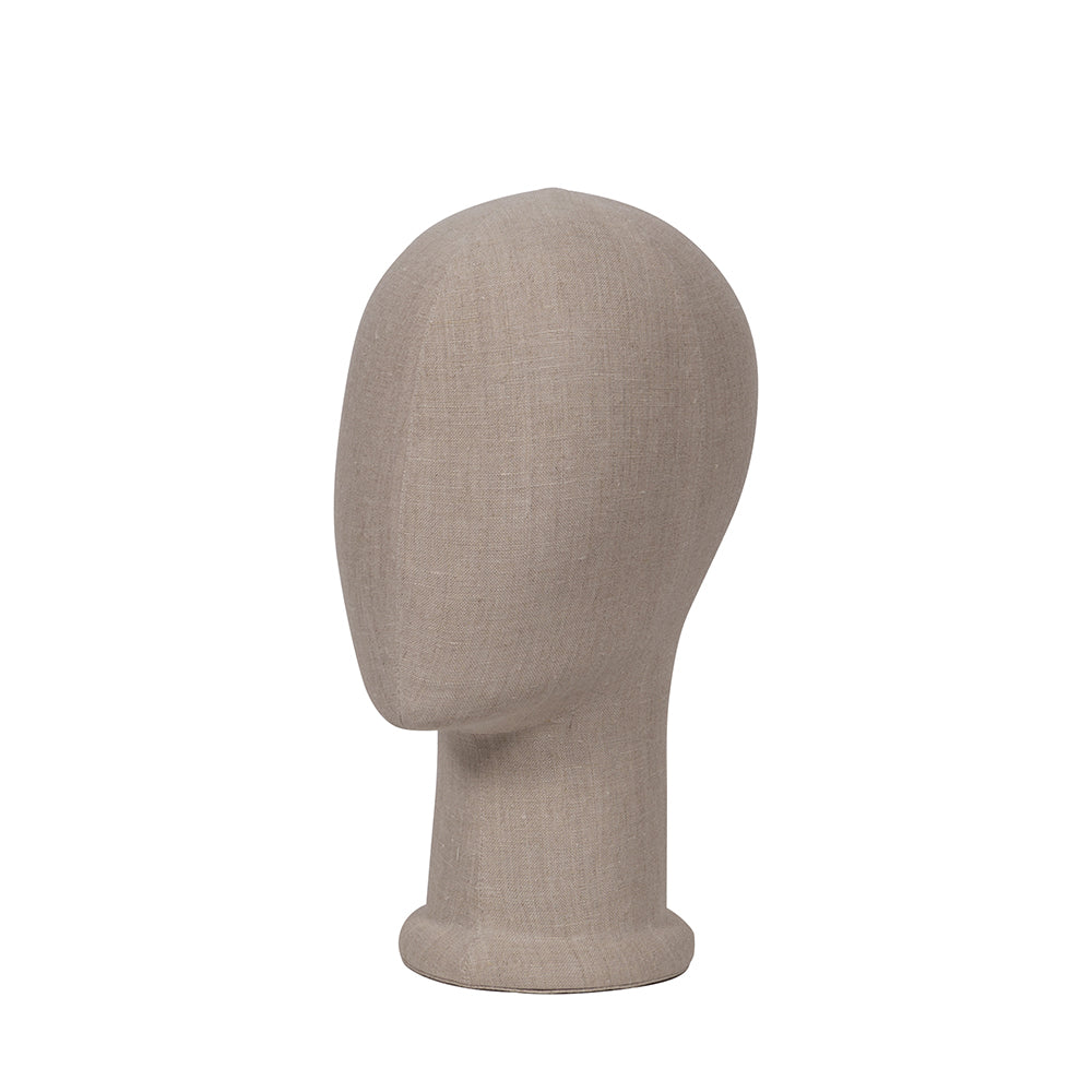 Tête femme en tissu, 12'', 18''