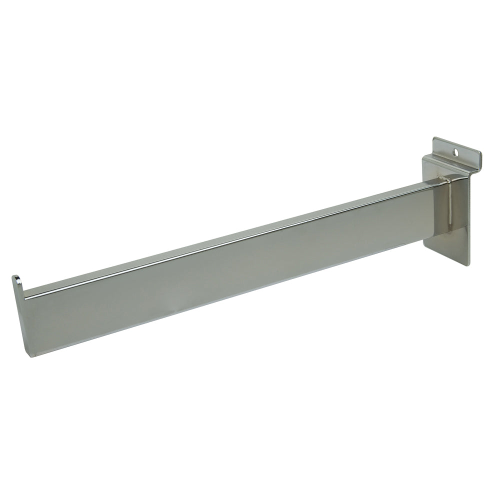 Faceout rectangular tubing for slatwall, 3'', 6'', 12''