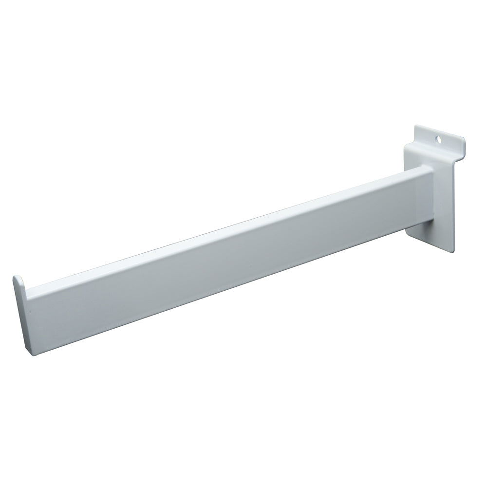 Faceout rectangular tubing for slatwall, 3'', 6'', 12''