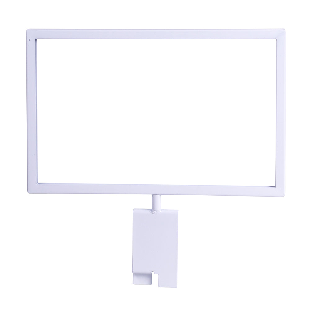 Metal sign holder for gridwall 11''L x 7''H