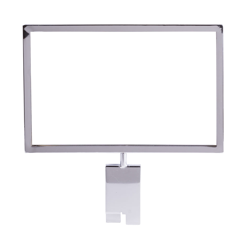Metal sign holder for gridwall 11''L x 7''H