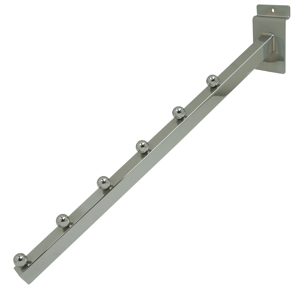 Cascade en tube carré à 6 boules, 16''L