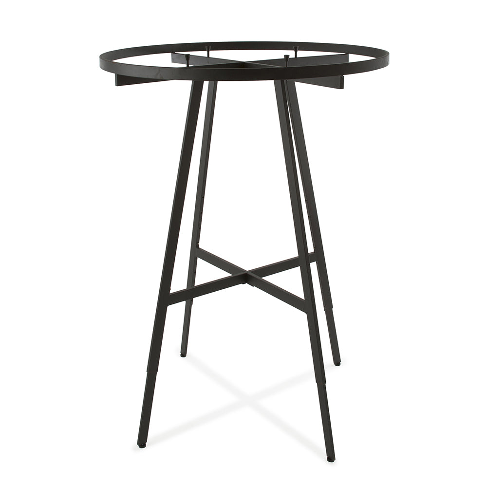 Porte-vêtements rond pliant avec barre de suspension en tube rectangulaire  1-2'' x 1 1-2'', 36'', 42''
