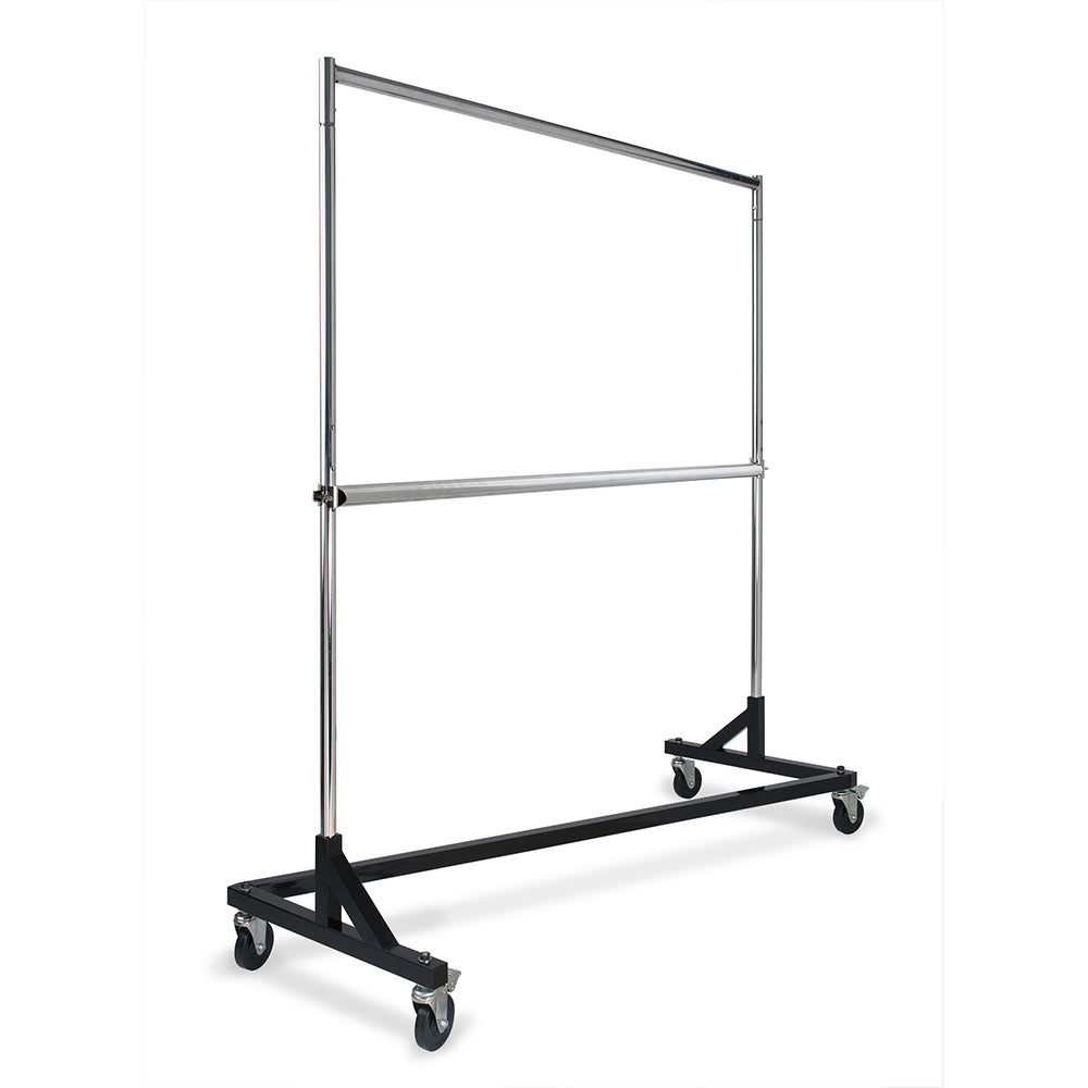 Economy z-rack 64''L x 24''W x 70''H, includes add-on bar