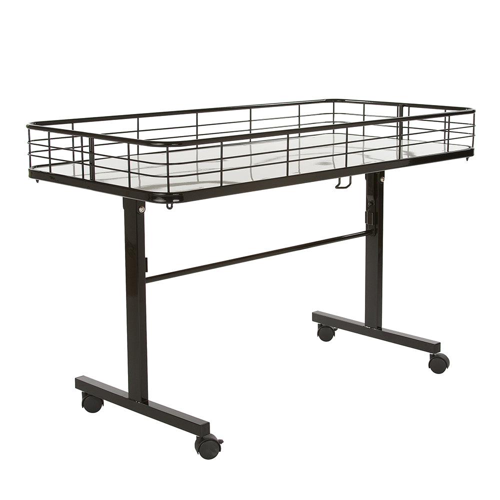 Folding dump table 47''L x 23 1/2''W x 31''D