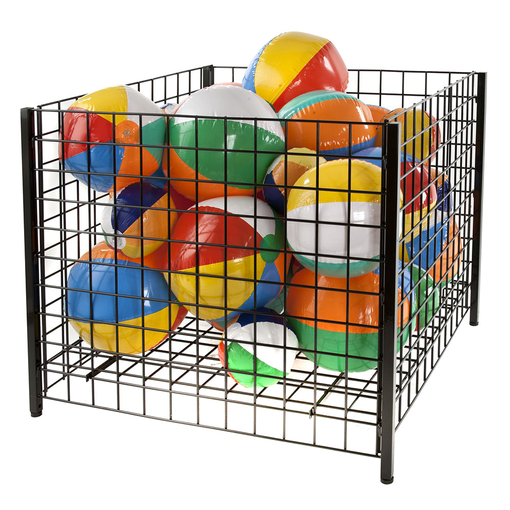 Square grid dump bin 32''D, 36'', 48''