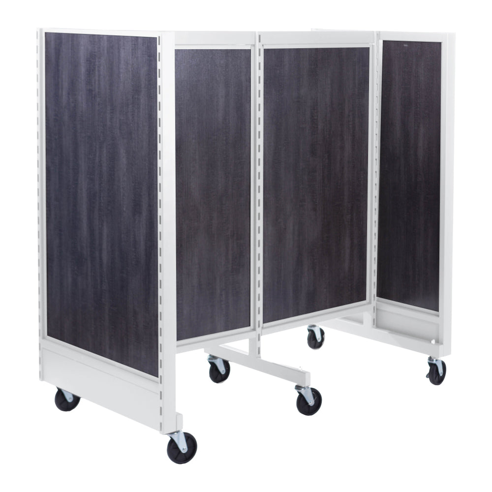 'H'' shape gondola 24'' C-C with 24'' add-on section and melamine panel