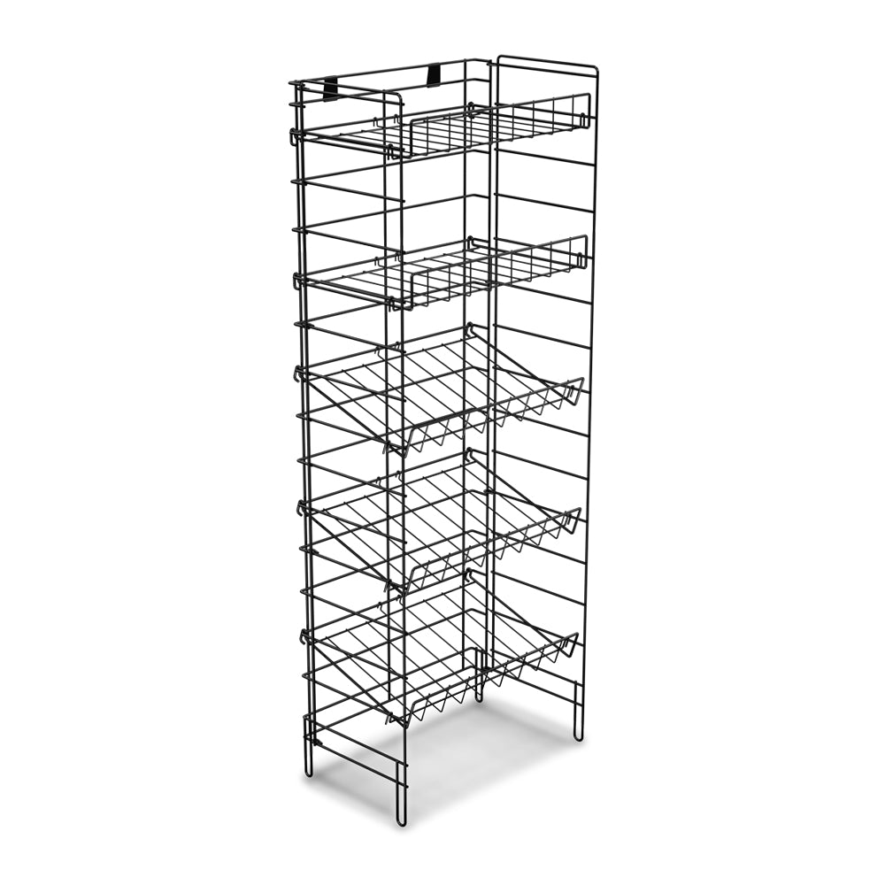 Présentoir de plancher à 5 tablettes de 16'' ou 24'' de largeur
