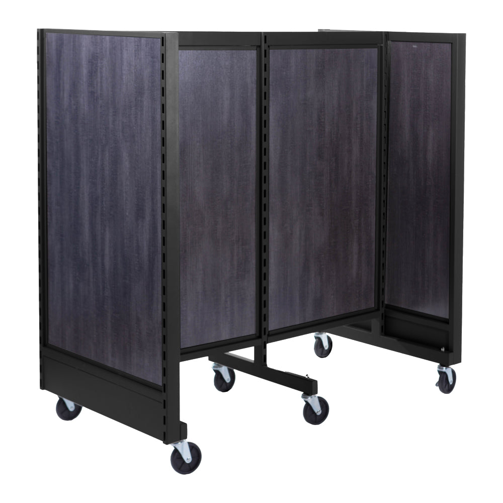 'H'' shape gondola 24'' C-C with 24'' add-on section and melamine panel