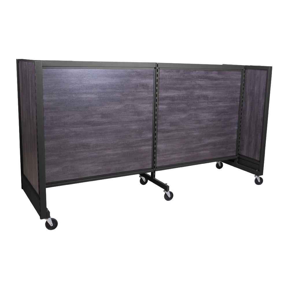 'H'' shape gondola 48'' C-C with 48'' add-on section and melamine panel