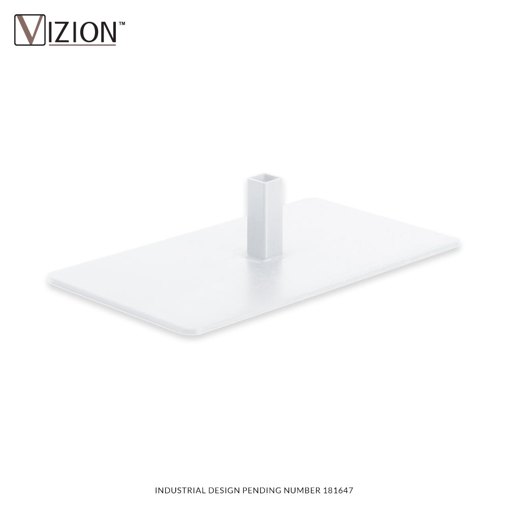 Base rectangulaire 4'' x 7''