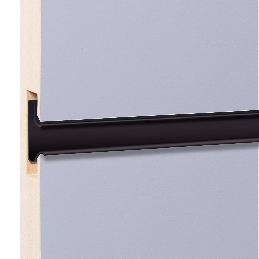 Wood slatwall panels Light Grey