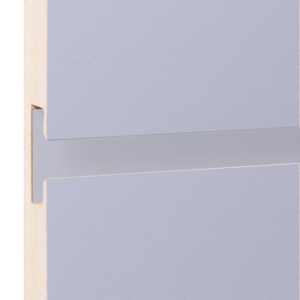 Wood slatwall panels Light Grey