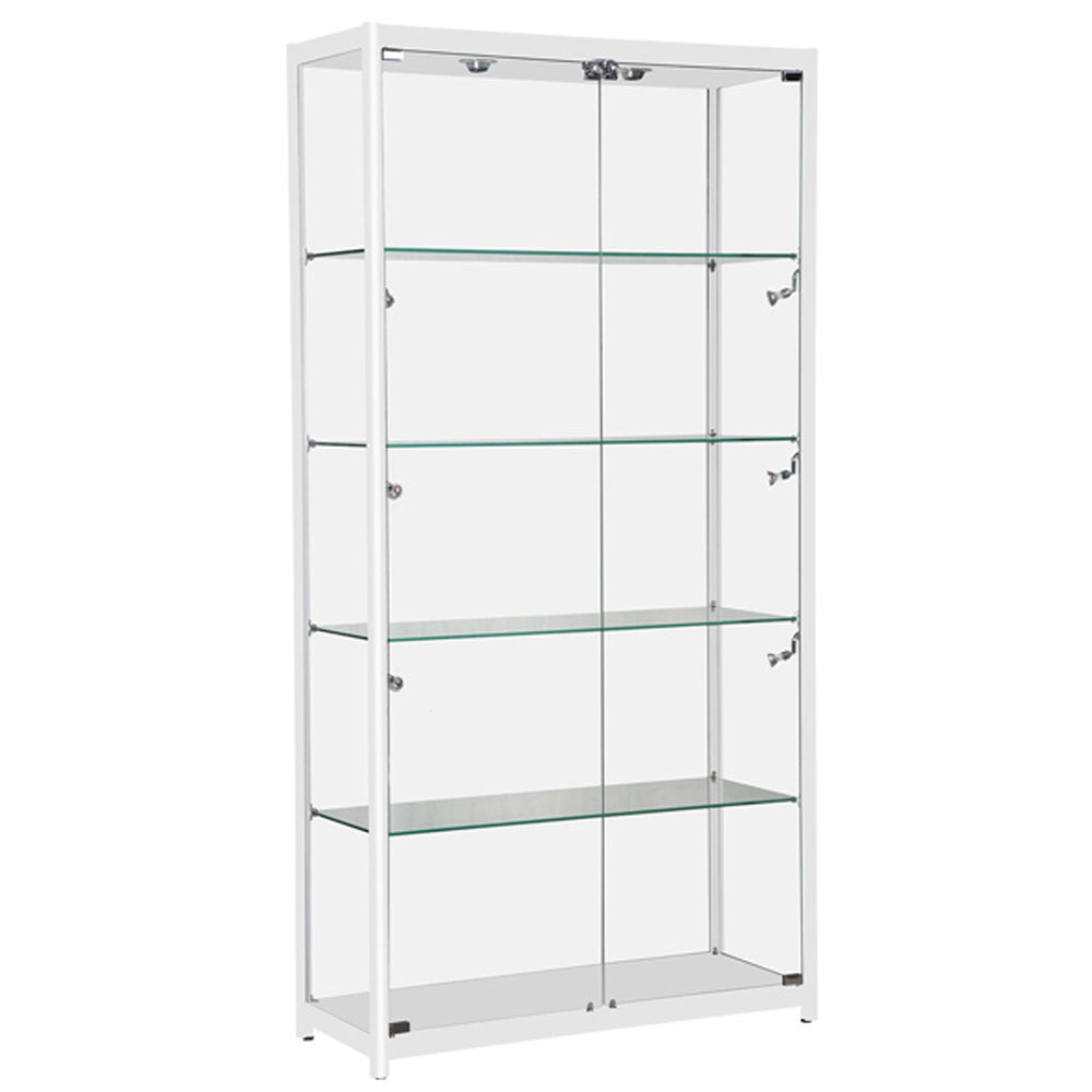 Black or white Alu framed showcase-39''l